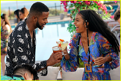 Trevor Jackson and Yara Shahidi cheers while on vacation in grown-ish sneak peek