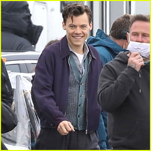 Harry Styles' Infectious Smile Is on Full Display in These 'My Policeman' Set Photos!