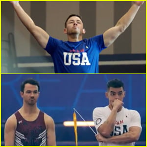 Nick Jonas Attempts a Flip In New 'Olympic Dreams' Teaser Video - Watch!