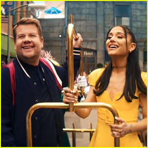 Ariana Grande & James Corden Sing About 'No Lockdowns Anymore' In New Musical Parody - Watch!