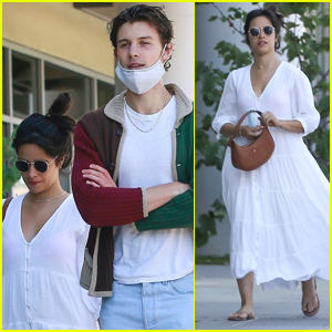 Camila Cabello Goes Cute in a White Dress While Out in WeHo with Shawn Mendes
