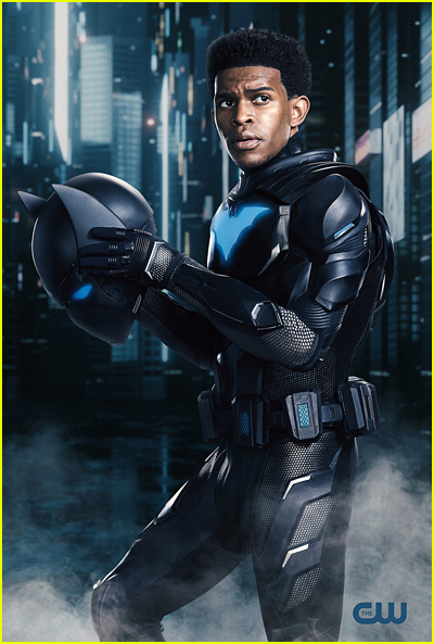 Camrus Johnson suited up as Batwing