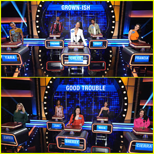 'Grown-ish' Vs. 'Good Trouble' On 'Celebrity Family Feud' - Watch All the Clips!