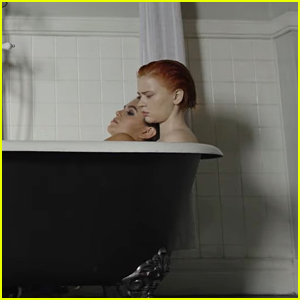 Kaia Gerber & Sierra McCormick Cuddle Up In a Bathtub In 'American Horror Stories' Trailer
