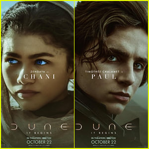 Zendaya & Timothee Chalamet Star On New 'Dune' Character Posters!