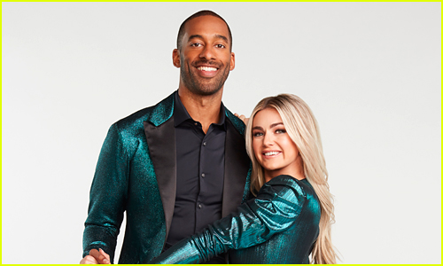 Matt James and Lindsay Arnold coupled up on DWTS