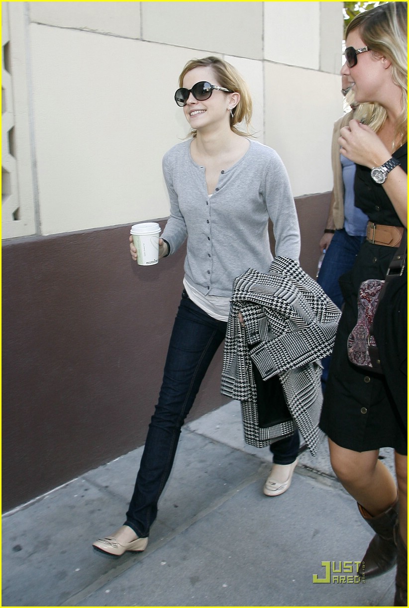 Full Sized Photo of emma watson santa monica 03 | Emma Watson is Santa