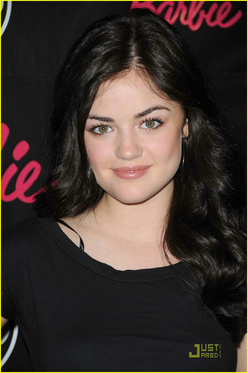 Full Sized Photo of lucy hale barbie celebration 01 | Lucy Hale ...