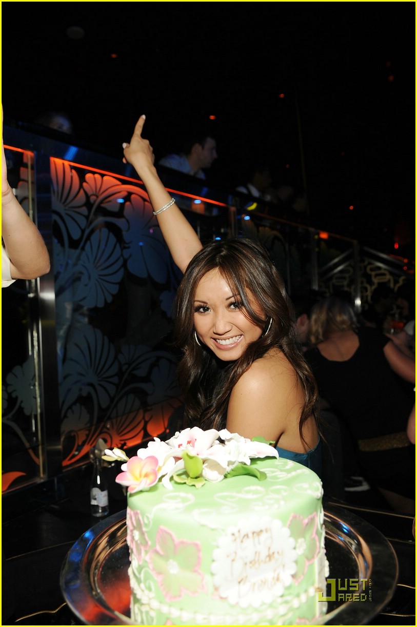 Full Sized Photo of brenda song bank birthday 06 | Brenda Song