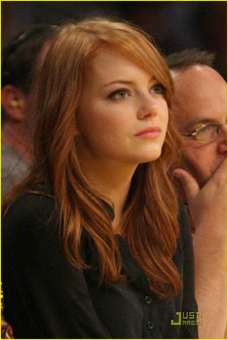 Emma Stone is a Lakers Lady: Photo 352375 | Emma Stone Pictures | Just  Jared Jr.