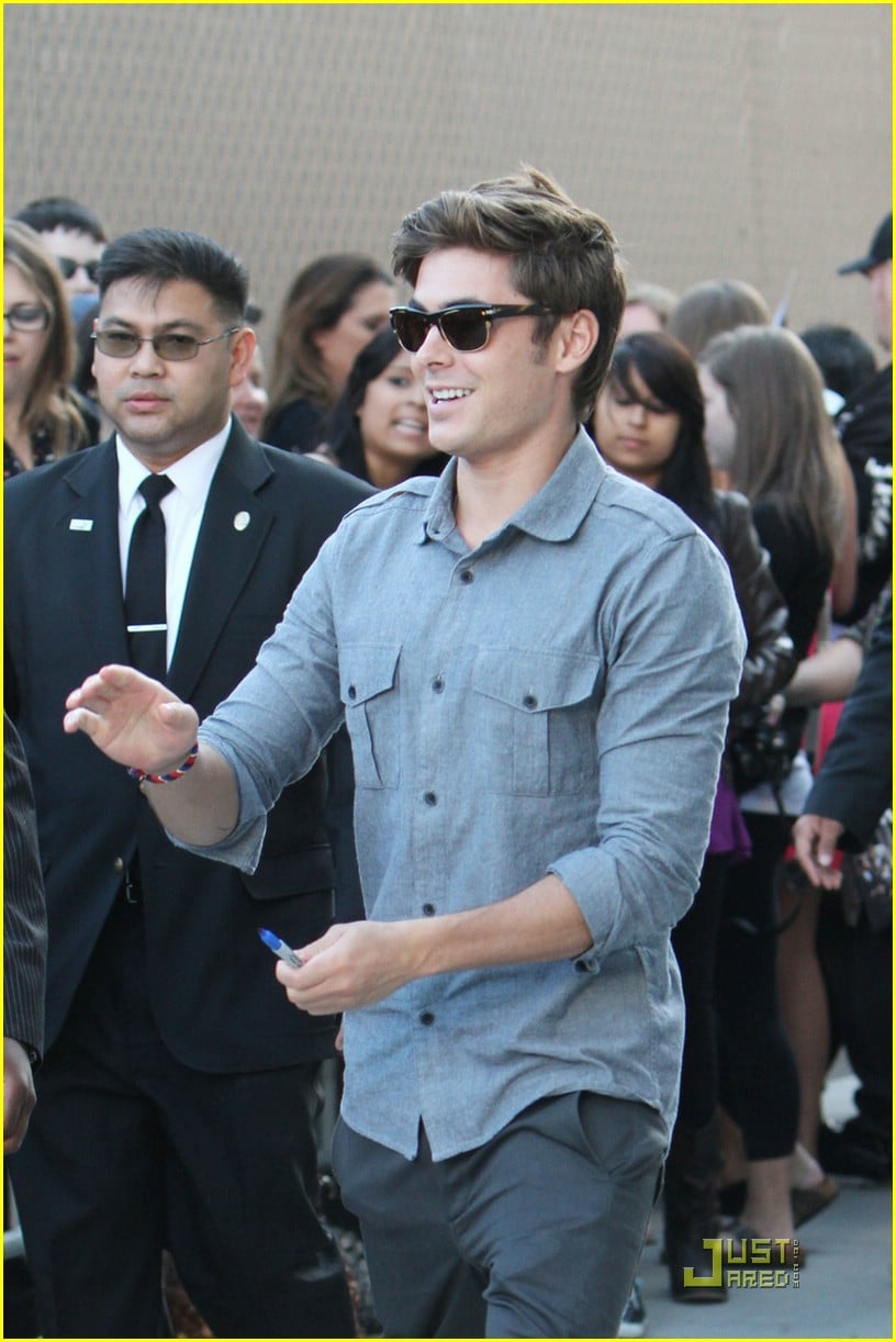 Zac Efron Is Live With Jimmy Kimmel | Photo 379968 - Photo Gallery ...