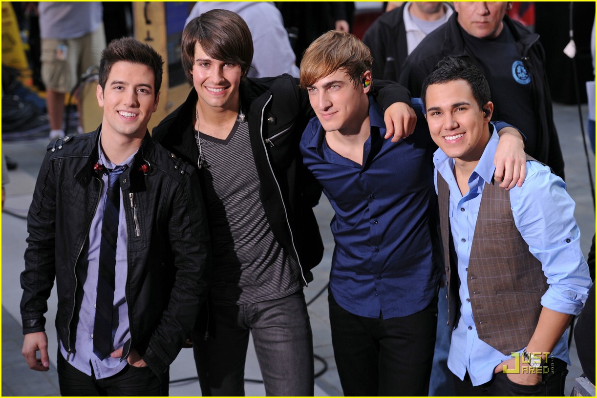 Big Time Rush Take On Today Photo 3663 Big Time Rush Carlos Pena James Maslow Kendall Schmidt Logan Henderson Pictures Just Jared Jr