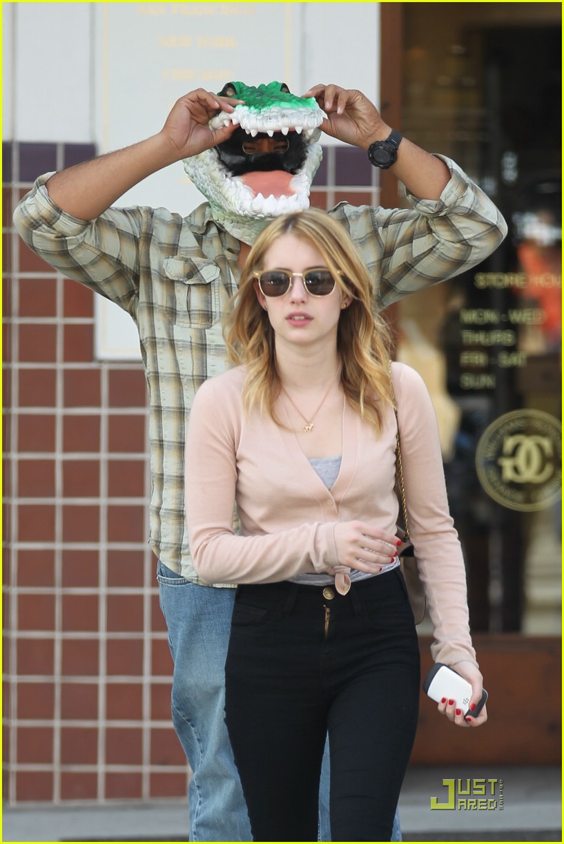 Emma Roberts Shops With A Croc | Photo 392217 - Photo Gallery | Just ...