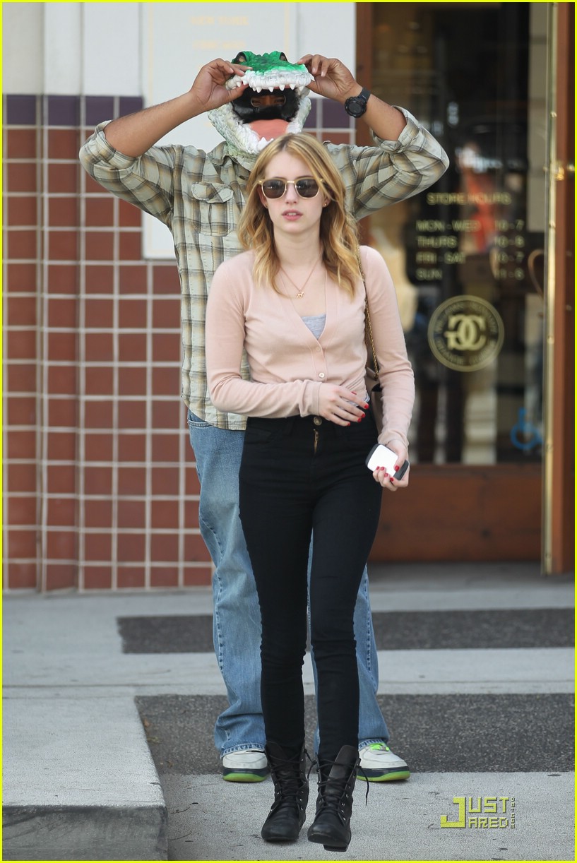 Emma Roberts Shops With A Croc | Photo 392220 - Photo Gallery | Just ...