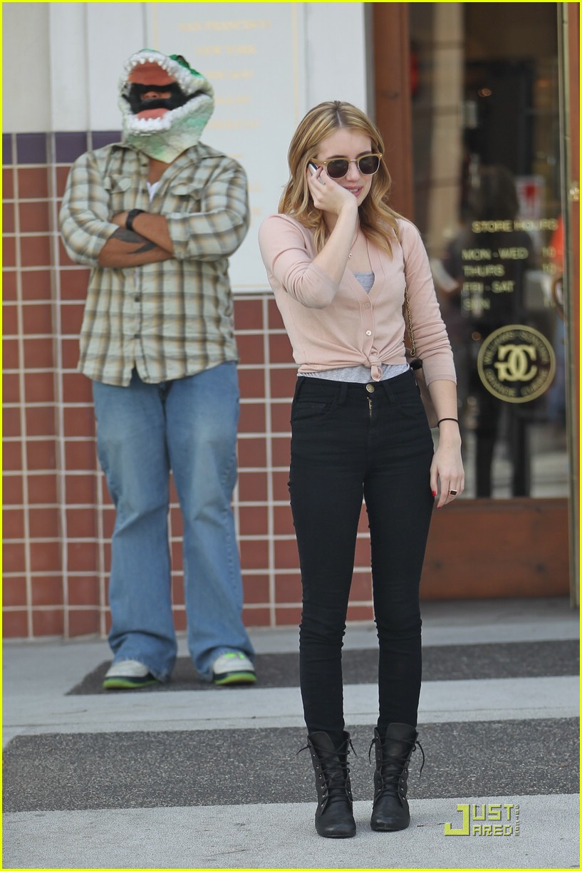 Emma Roberts Shops With A Croc | Photo 392224 - Photo Gallery | Just ...