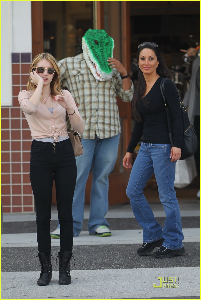 Emma Roberts Shops With A Croc | Photo 392234 - Photo Gallery | Just ...