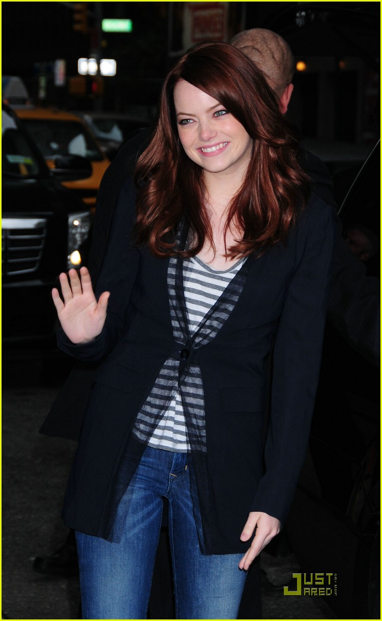 Emma Stone Does Late Night with Letterman Photo 390135 Photo