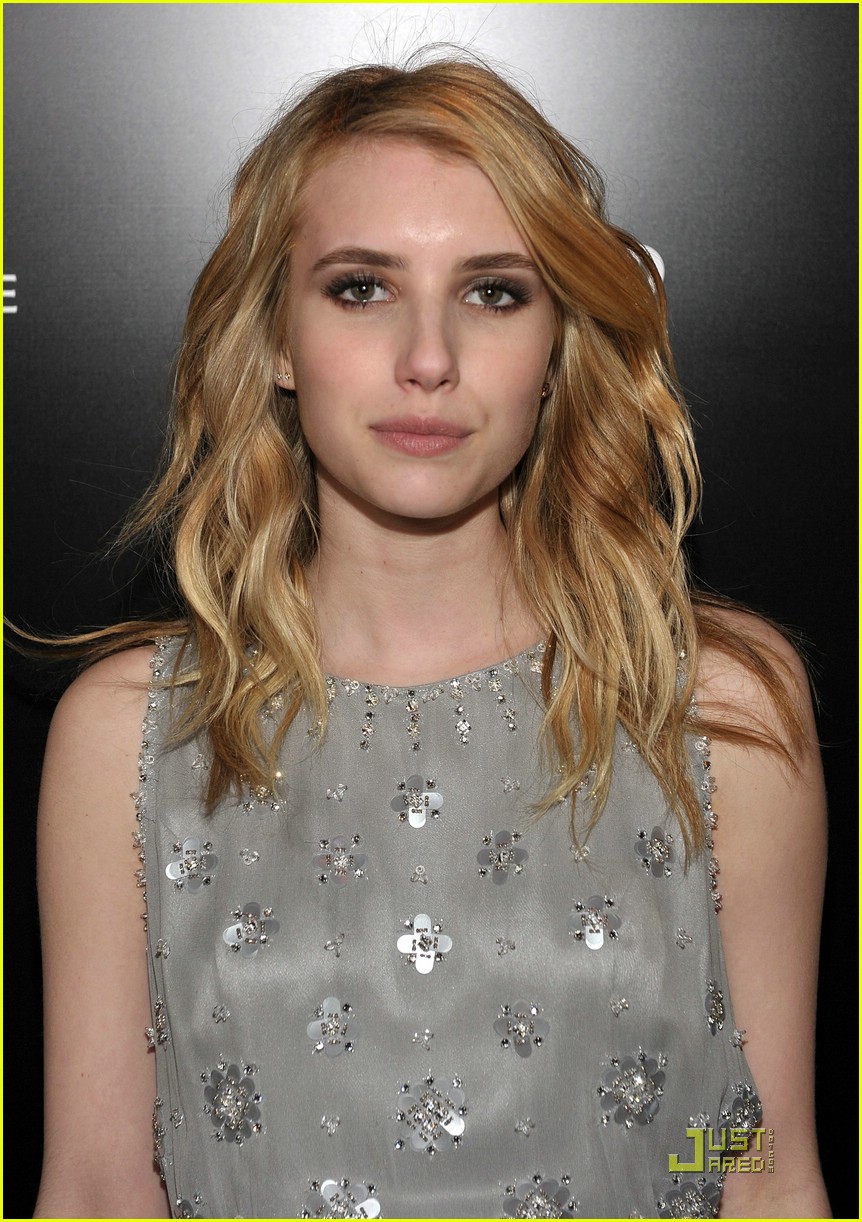 Full Sized Photo Of Emma Roberts Vanity Fair Salad Emma Roberts Jenny Packham Perfect