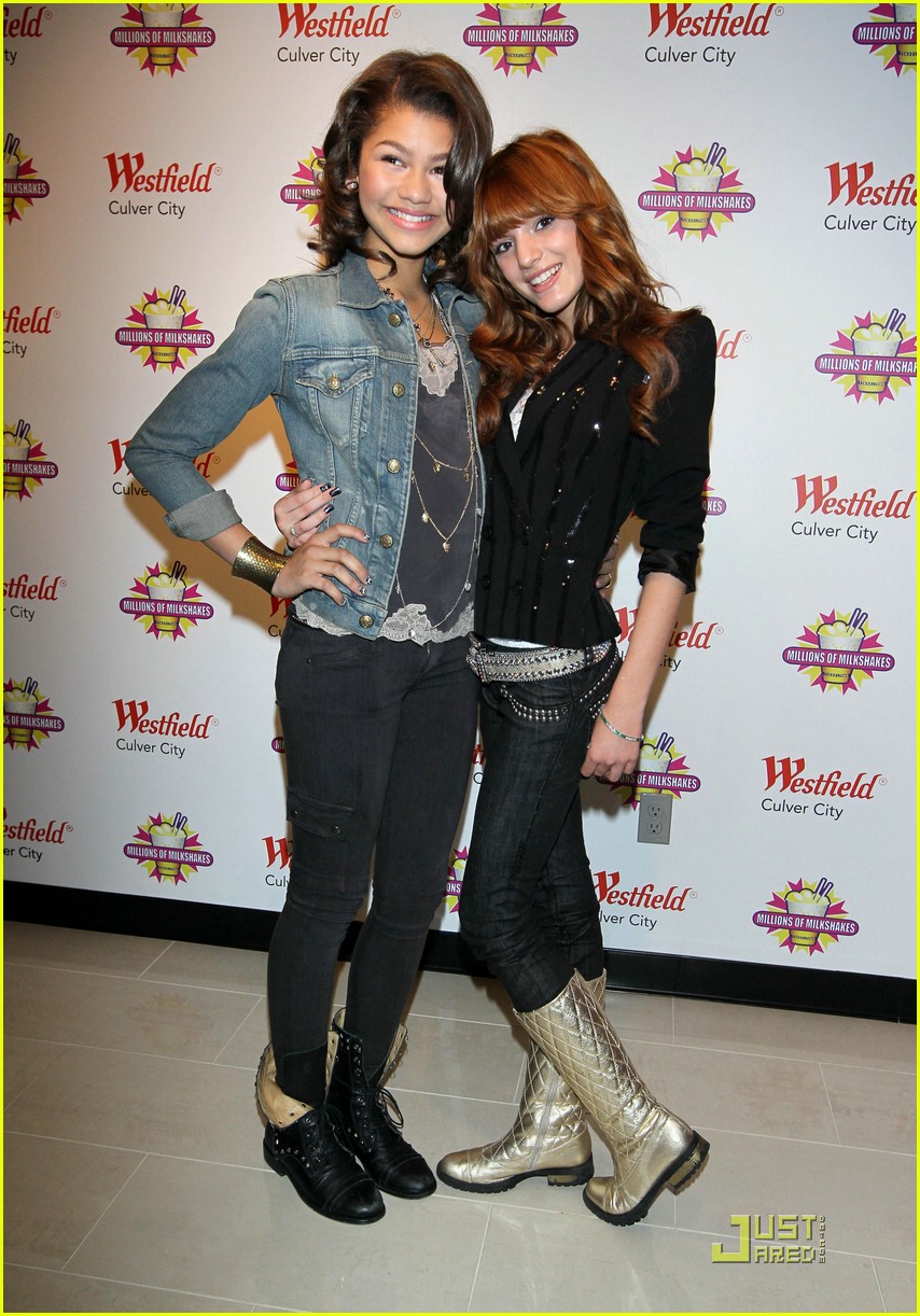 Zendaya & Bella Thorne 'Shake Up' Millions of Milkshakes | Photo 407146 ...