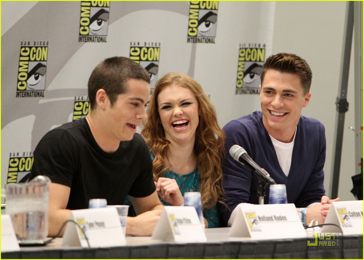 Full Sized Photo of teen wolf comic con 16 | Holland Roden & Colton ...