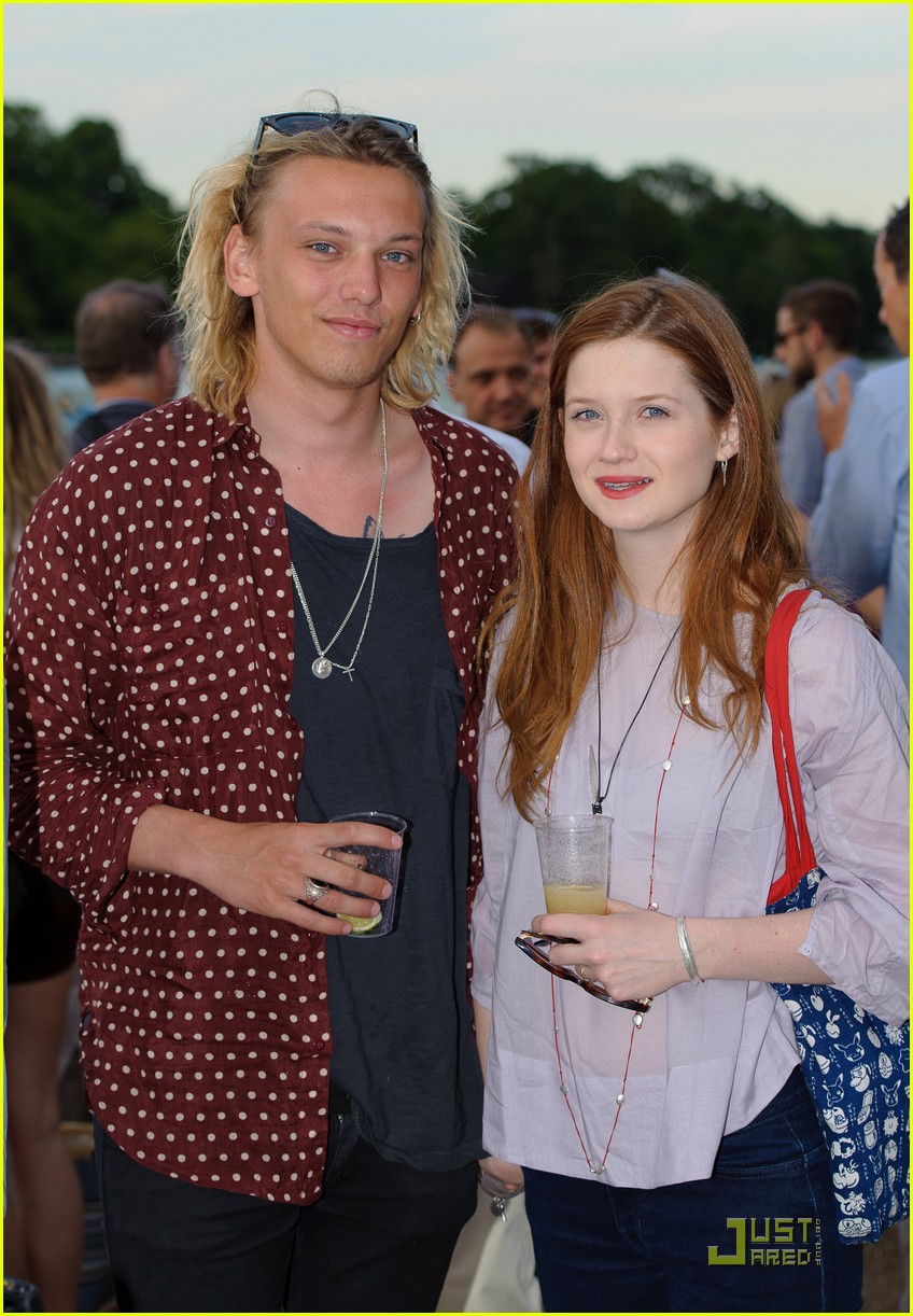 Bonnie Wright & Jamie Campbell Bower: Swim Party Sweeties! | Photo ...