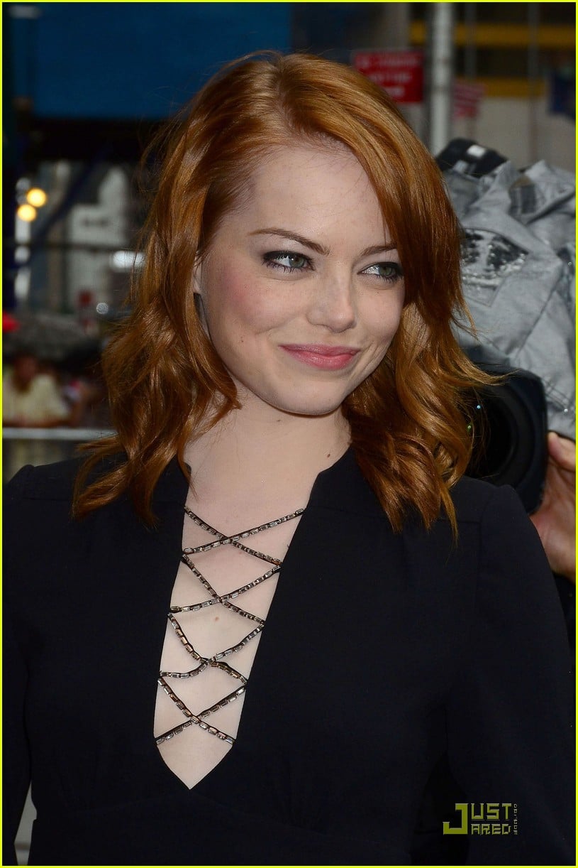 emma stone letterman 20