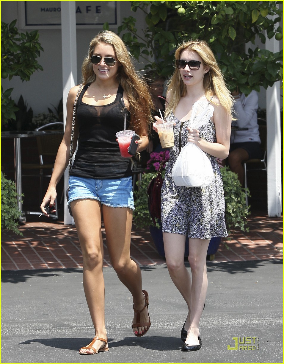 Full Sized Photo of emma roberts mauros 02 | Emma Roberts: Mauro's Cafe