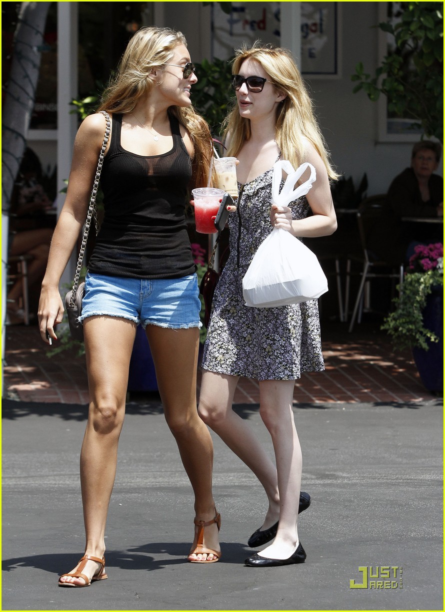 Full Sized Photo of emma roberts mauros 12 | Emma Roberts: Mauro's Cafe