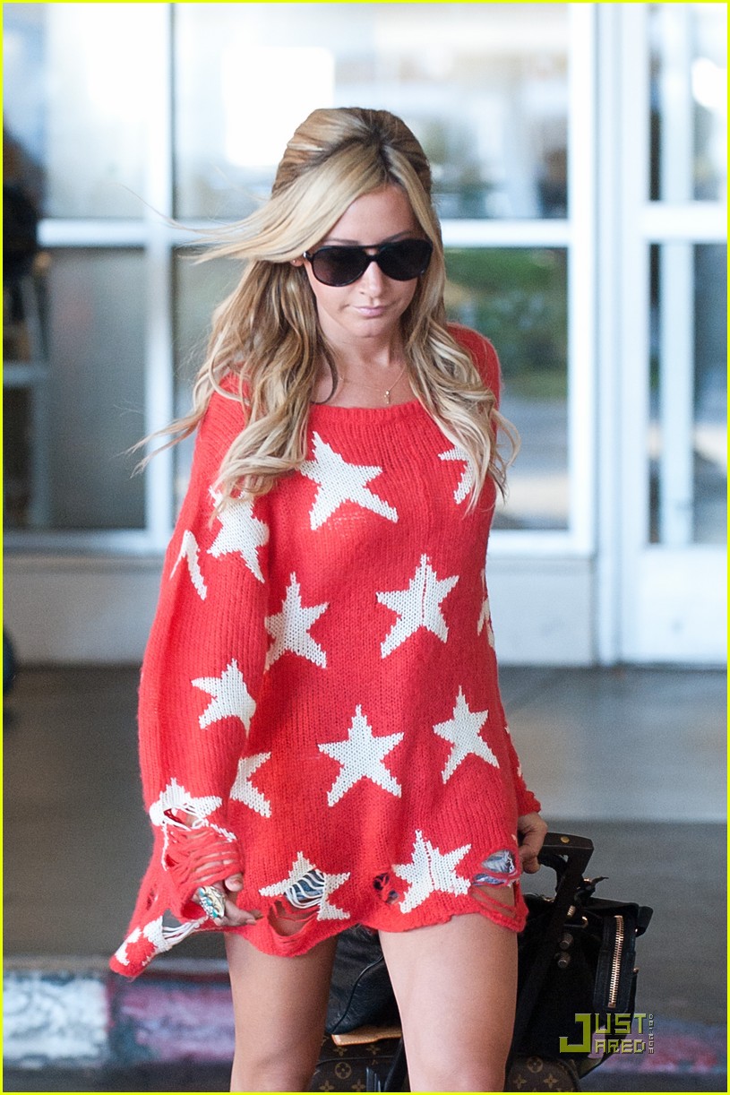 Full Sized Photo of ashley tisdale star sweater 03 | Ashley Tisdale ...