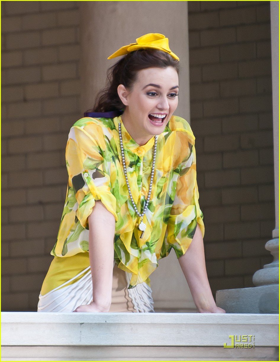 Full Sized Photo of leighton meester gg lemon 02 | Leighton Meester ...