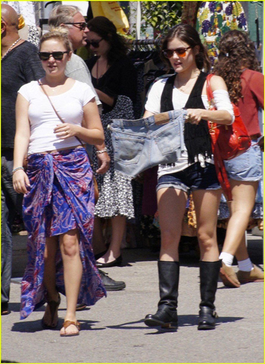 Lucy Hale: Flea Market Maven | Photo 435950 - Photo Gallery | Just ...