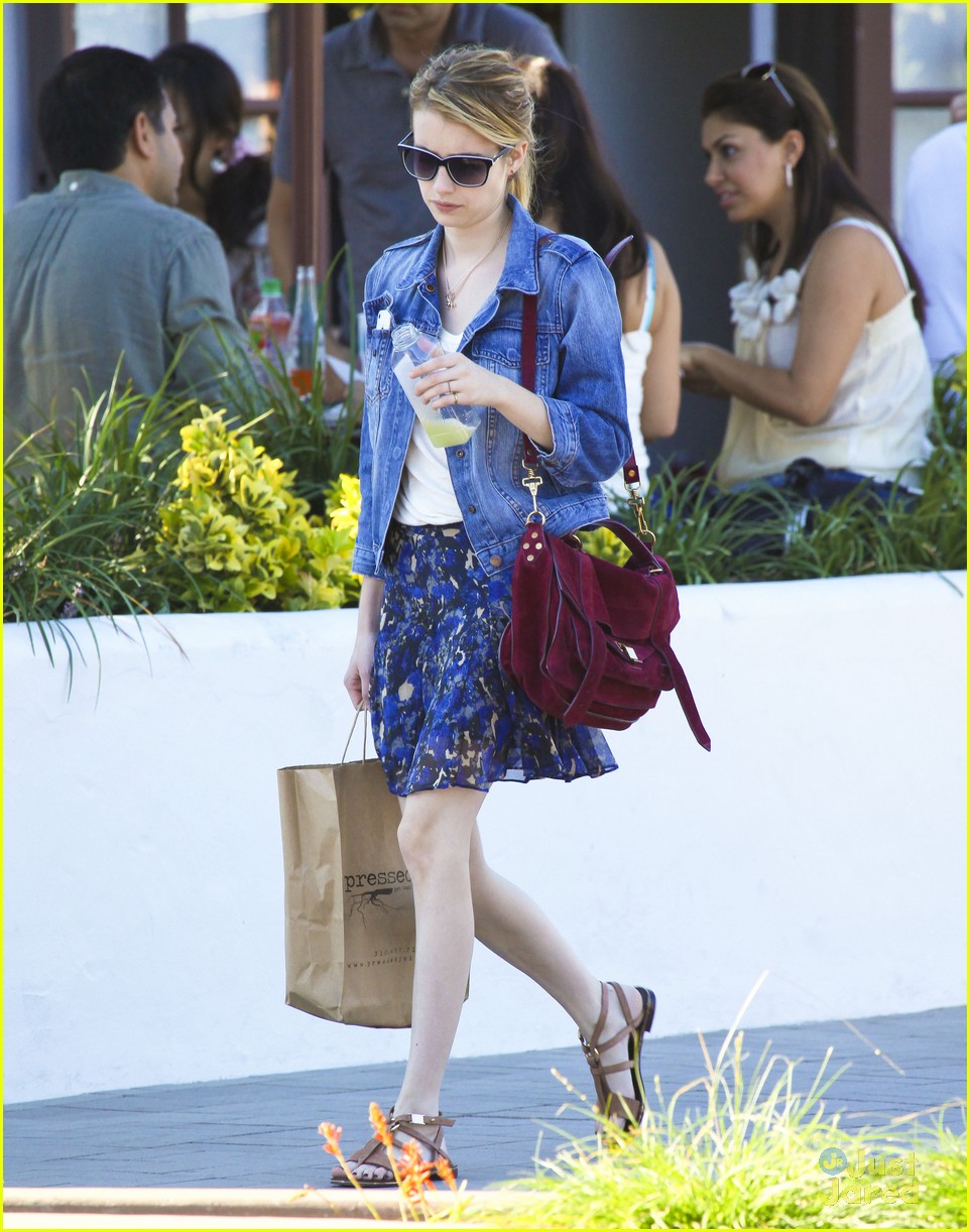 Emma Roberts: Pressed Juicery Gal | Photo 440086 - Photo Gallery | Just