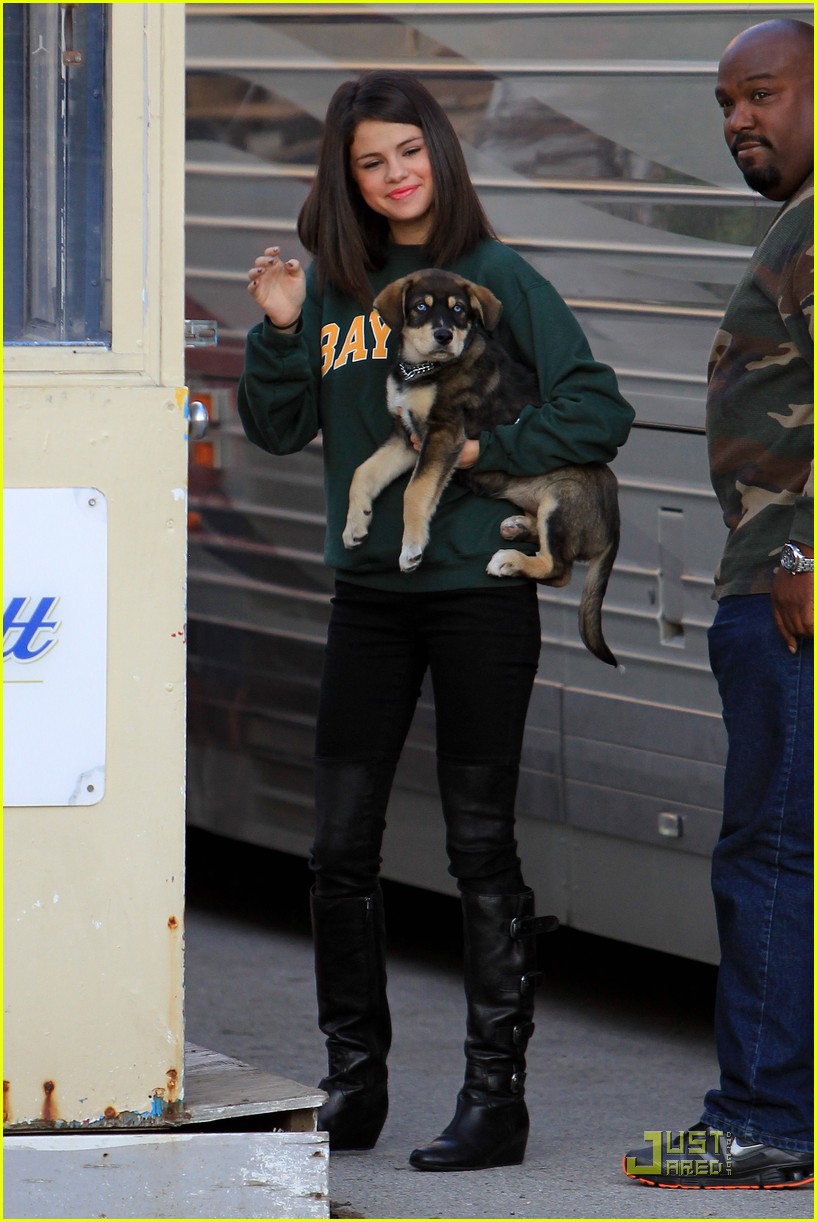 Selena Gomez Plays With Her New Puppy | Photo 444064 - Photo Gallery ...