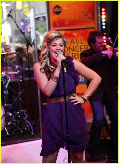 Full Sized Photo of lauren alaina good morning america 12 | Lauren