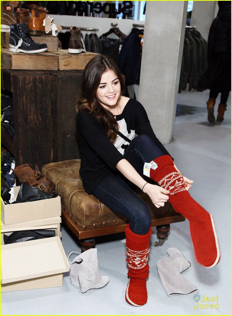 Lucy Hale: Superdry Shopper! | Photo 447249 - Photo Gallery | Just ...