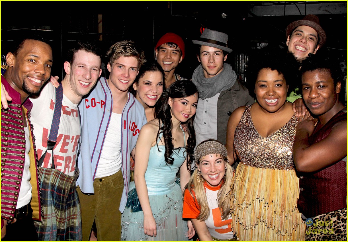 Nick Jonas Visits Anna Maria Perez de Tagle at 'Godspell' | Photo ...