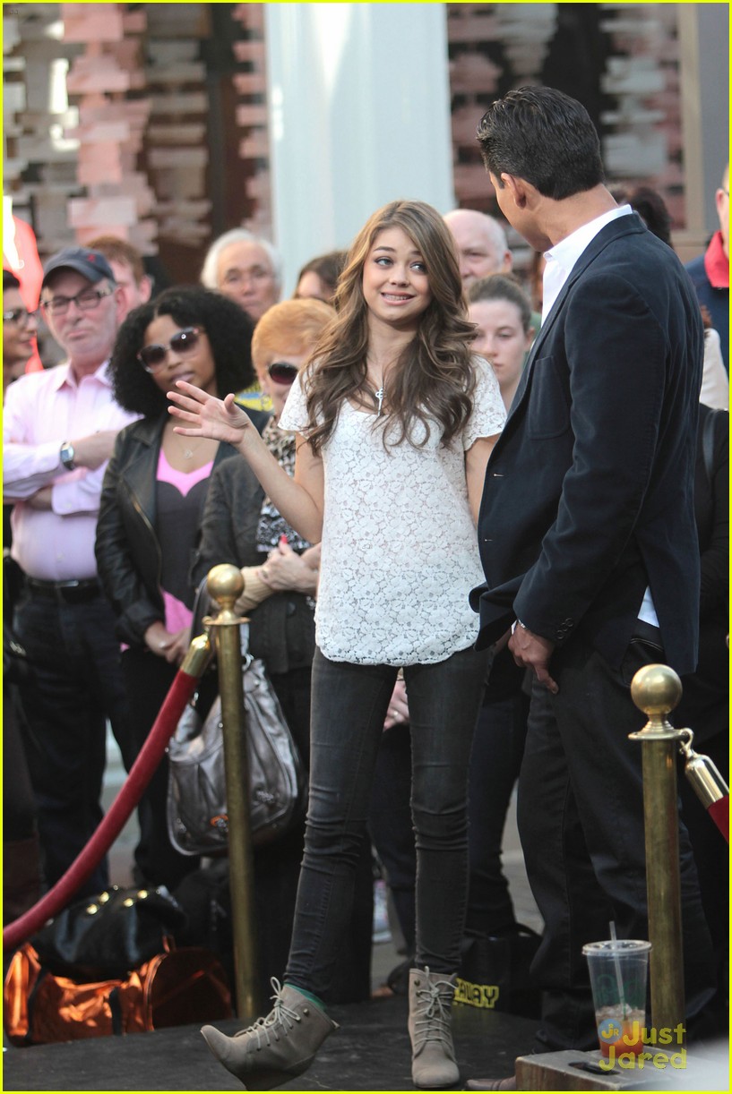 Full Sized Photo of sarah hyland extra grove 08 | Sarah Hyland: Not