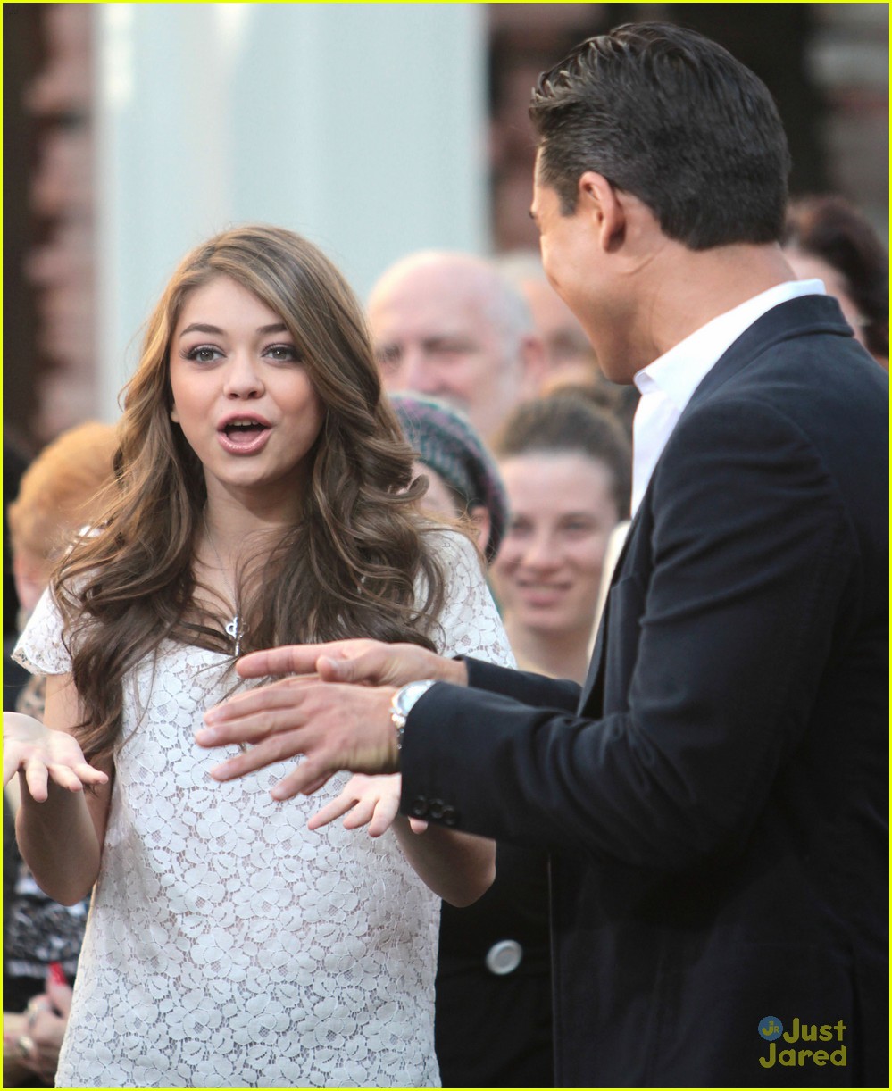 Full Sized Photo of sarah hyland extra grove 19 | Sarah Hyland: Not