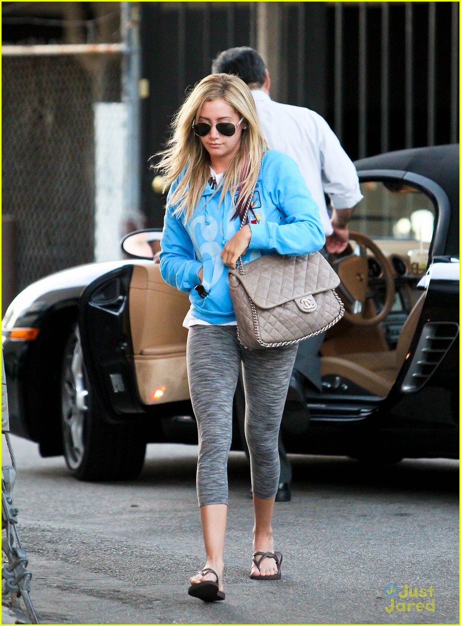 Full Sized Photo of ashley tisdale martin johnson studio city smiles 07