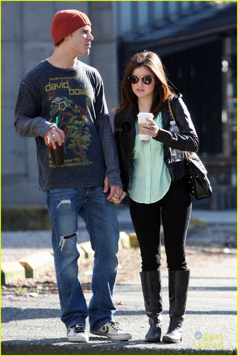 Lucy Hale: Holding Hands with Chris Zylka! | Photo 458459 - Photo ...