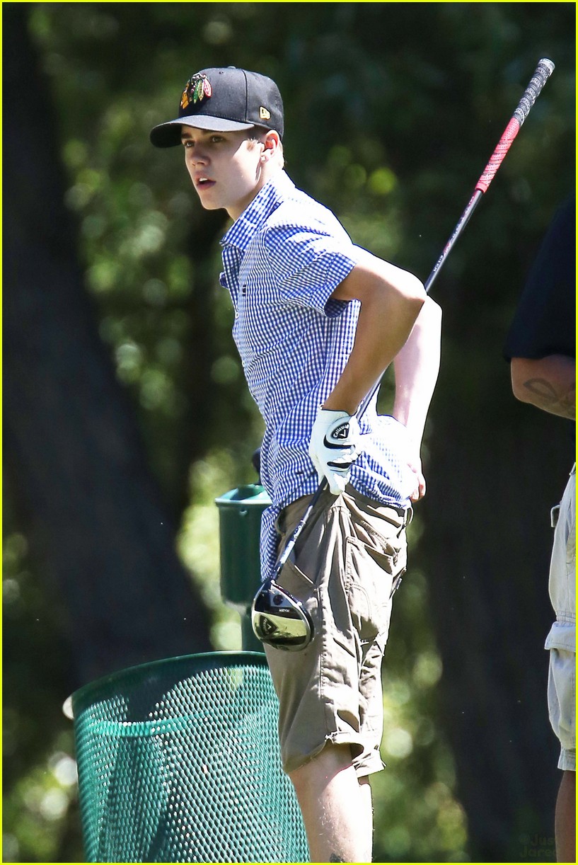 Justin Bieber Golfs His Stress Away Photo 479176 Photo Gallery