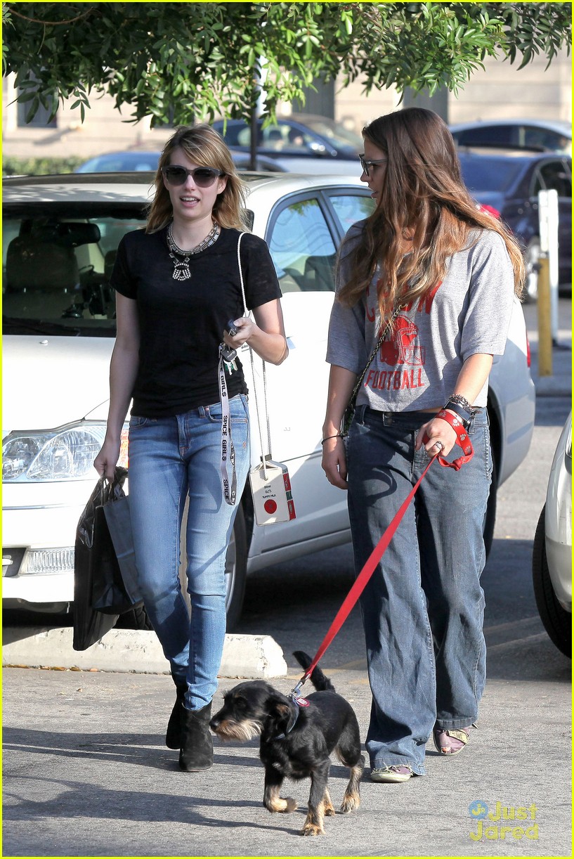 Full Sized Photo of emma roberts los feliz milk 01 | Emma Roberts