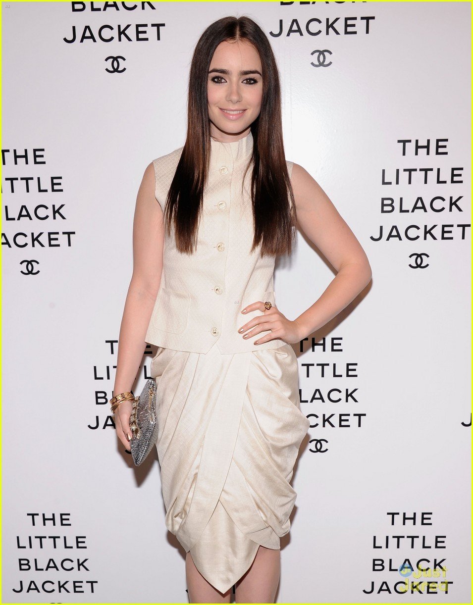 Lily Collins: Chanel 'Little Black Jacket' Event! | Photo 476358