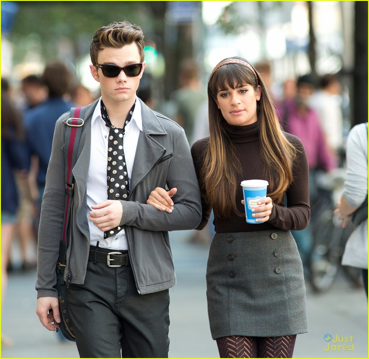 Lea Michele & Cory Monteith: 'Glee' Set Sweeties | Photo 488059 - Photo ...