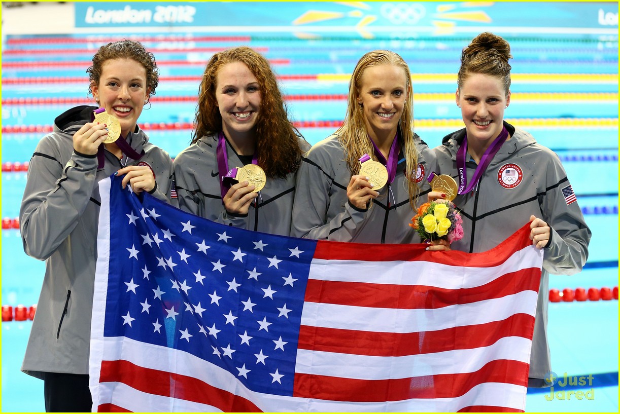 Missy Franklin Gold Medal for 4x200m Freestyle Relay at 2012 Olympics