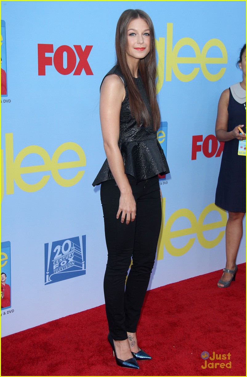 Full Sized Photo Of Becca Melissa Vanessa Glee Premiere 11 Melissa Benoist And Becca Tobin