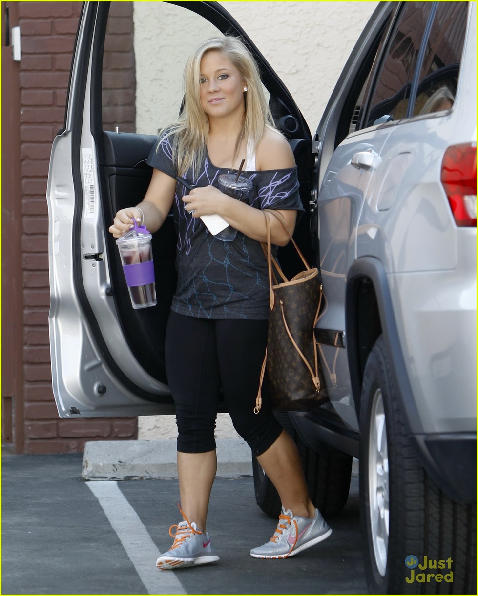 Shawn Johnson 'Dancing' Practice with Derek Hough Photo 492078