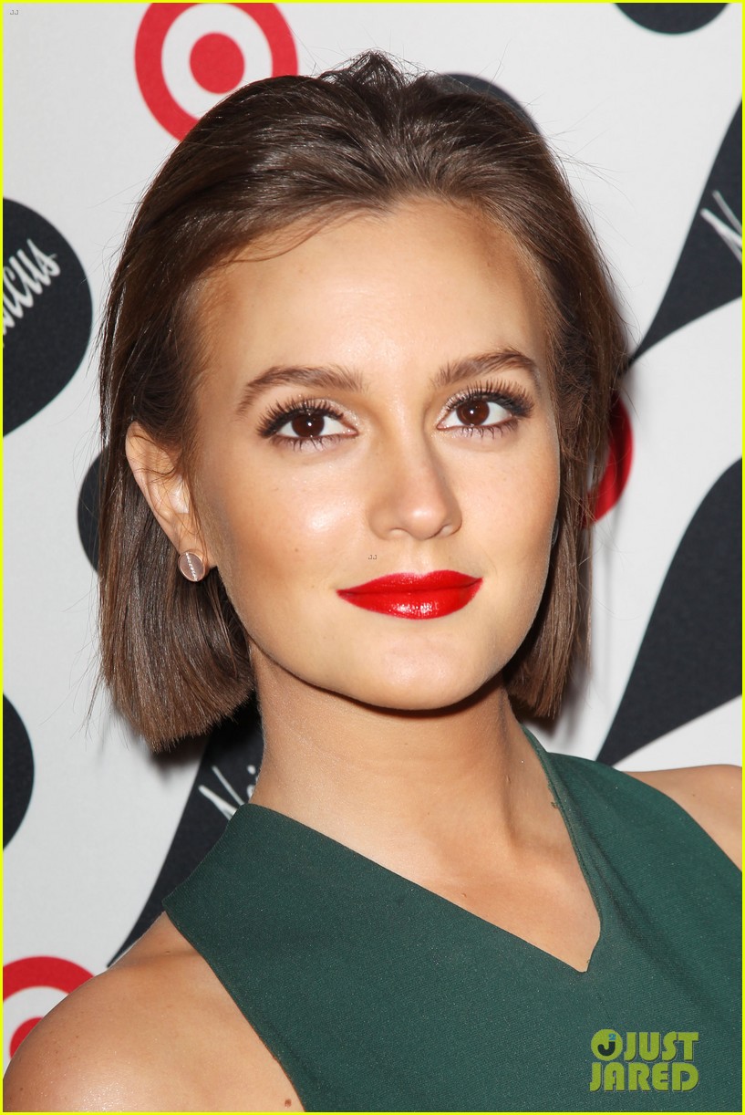 Full Sized Photo of leighton meester target event 02 | Leighton Meester ...