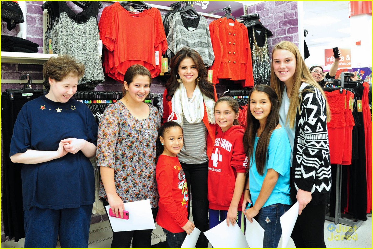 Full Sized Photo of selena gomez kmart white plains 20 Selena Gomez