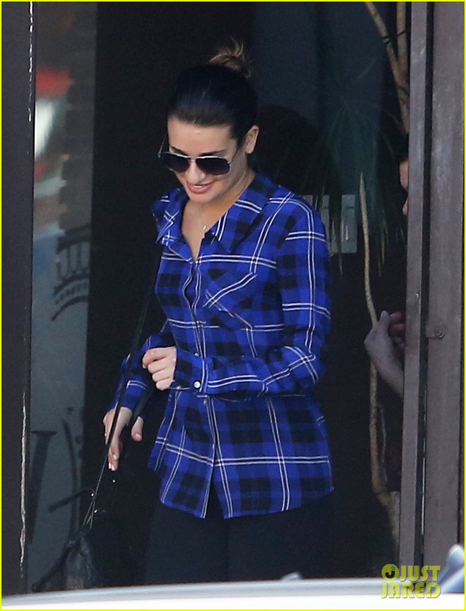 Full Sized Photo of lea michele salon weho 03 | Lea Michele: Salon